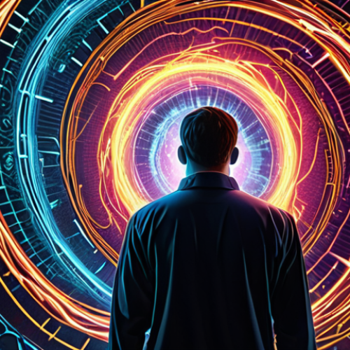 **Prompt 1: The Overwhelming Challenge**
    A person (CISO or IT manager) with a look of overwhelmed determination, standing before a chaotic, glowing digital marketplace of cybersecurity automation tools. The background is a swirling vortex of abstract cyber threats, hinting at AI-driven ransomware and complex supply chains. Emphasize the difficulty of distinguishing effective solutions from marketing hype and the pressure of a critical decision. Vibrant, complex, slightly daunting, digital art.