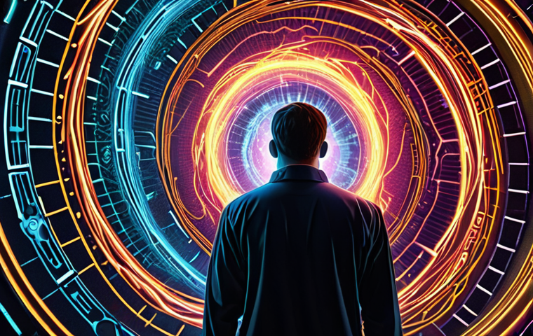 **Prompt 1: The Overwhelming Challenge**
A person (CISO or IT manager) with a look of overwhelmed determination, standing before a chaotic, glowing digital marketplace of cybersecurity automation tools. The background is a swirling vortex of abstract cyber threats, hinting at AI-driven ransomware and complex supply chains. Emphasize the difficulty of distinguishing effective solutions from marketing hype and the pressure of a critical decision. Vibrant, complex, slightly daunting, digital art.