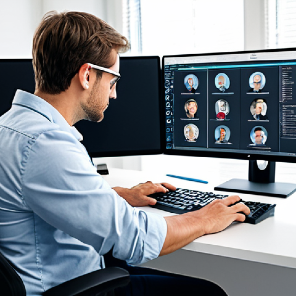 사이버 보안 자동화 도구의 다중 인증 - **

A software engineer, fully clothed in a casual but professional office setting, working on a com...