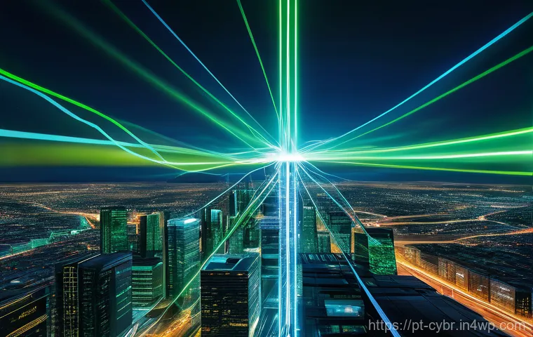 사이버 보안 자동화 도구 FAQ - **Prompt:** A dynamic, abstract representation of a digital guardian protecting a network. The guard...