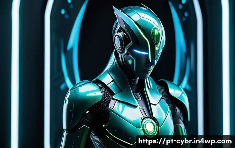 사이버 보안 자동화 도구와 보안 정책 - **Prompt 1: The Digital Guardian of Automated Defense**
    "A majestic, powerful digital guardian f...