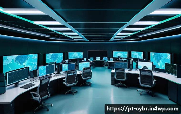 사이버 보안 자동화 도구의 시장 전망 - **Prompt 1: The Automated Digital Fortress**
    A panoramic, high-angle shot of a futuristic and hi...